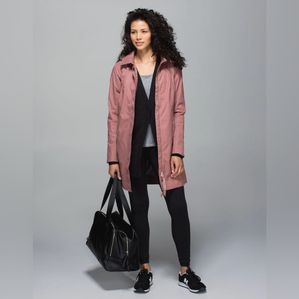 Lululemon - rain in jacket in Dark Berry size 2
